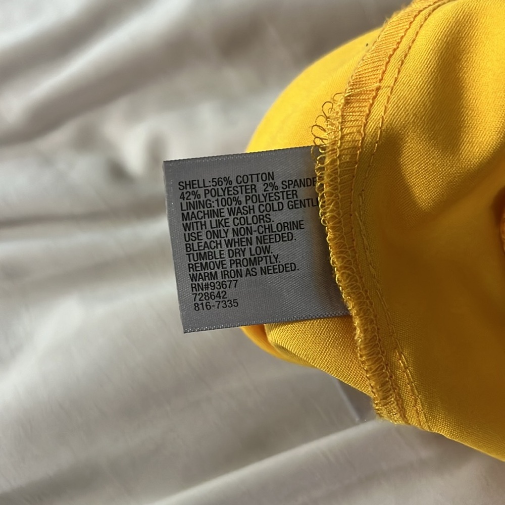 Worthington Yellow pencil skirt - Picture 5 of 5